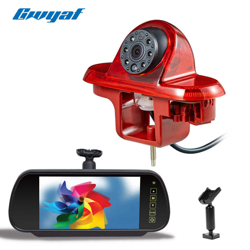 Car dvr Gwyaf 3rd Brake Light Rear View Reversing Camera with 10m Cable for Renault Trafic Opel Vivaro and Nissan Primastar (20012014)HKD230701-image-882170406
