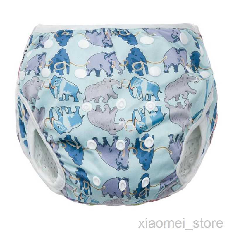 Cloth Diapers Baby Swimming Diaper Boy Girl Waterproof Cloth Nappy Cover Cartoon Adjustable Swim Pants Infant Toddler Swimwear for Kids ChildHKD2-image-882164108