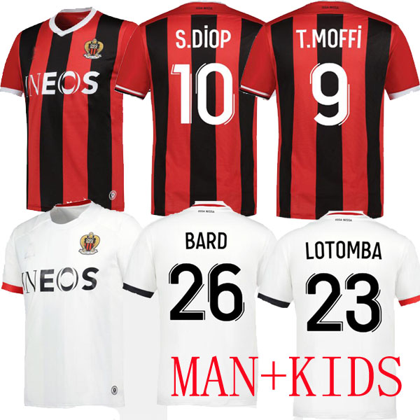 

23 24 OGC Nice soccer jersys home away S.DIOP 10 T.MOFFI 9 BARD 26 LOTOMBA 23 2023 JERSEY FOOTBALL SHIRTS TOP MAN, Strasbourg home