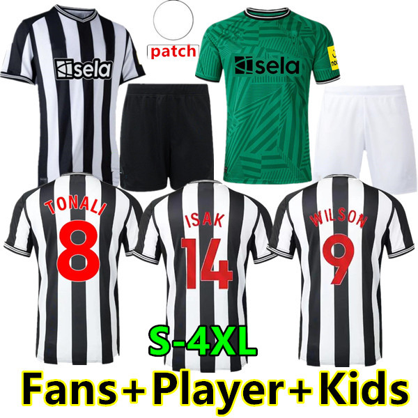 

S-4XL 23 24 Tonali home Soccer Jerseys New castles away BRUNO G. JOELINTON ISAK 2023 2024 NUFC United home away MAXIMIN WILSON ALMIRON Football Shirt Mens player Kids kit, 23/24 home player