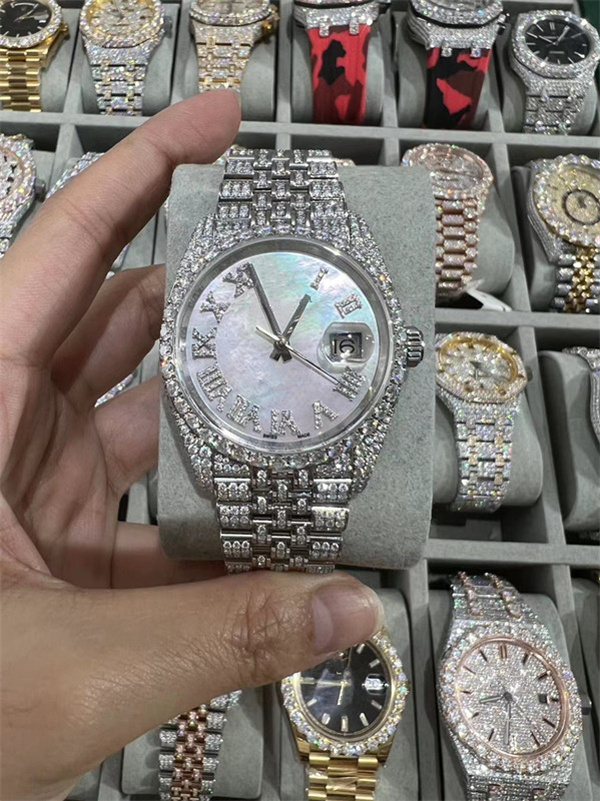 

luxury mens designer watch for men movement watches moissanite watch Mens Watch diamond iced out watch montre homme automatic Montre de luxe l165, Screwdriver [one]