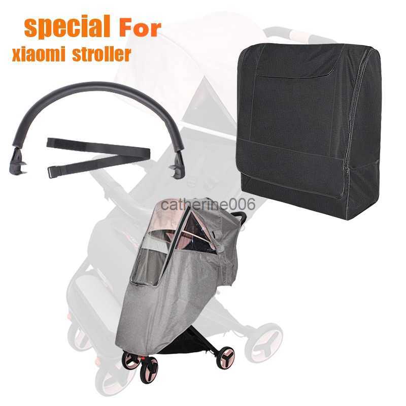 Trolley Armrest For Xiaomi Baby Strollers Mosquito Net Rain Cover Storage Bag Infants Pushchair Pram Handle Stroller Accessories L230625-image-881501174