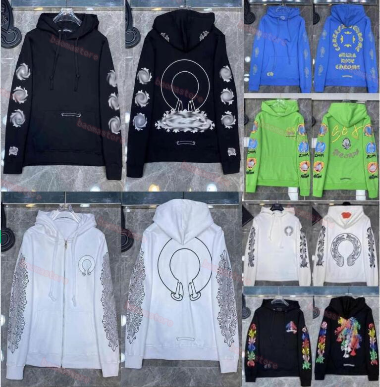 

Designer Mens Hoodies Designer Chrome Winter Sweatshirts Heart Hoodie Ch Long Sleeve Jacket Loose Coat Hooded Hoody Men Woman Hip Hop Chromees Hearts Blue pink, W111