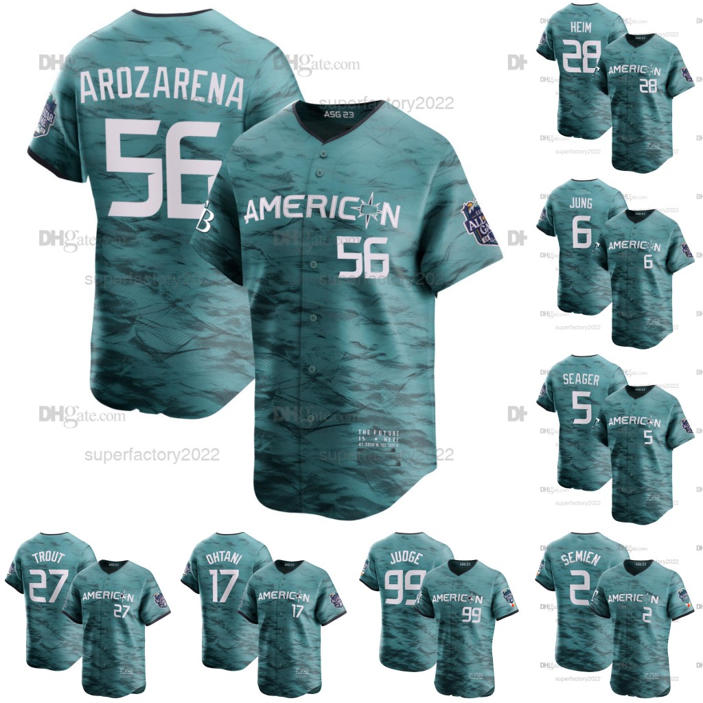 

2023 American League All-Star Baseball Jersey Shohei Ohtani Aaron Altuve Judge Jose Randy Arozarena Corey Seager Jonah Heim Yandy Diaz Marcus Semien Josh Jung, Coolbase women s-xxl