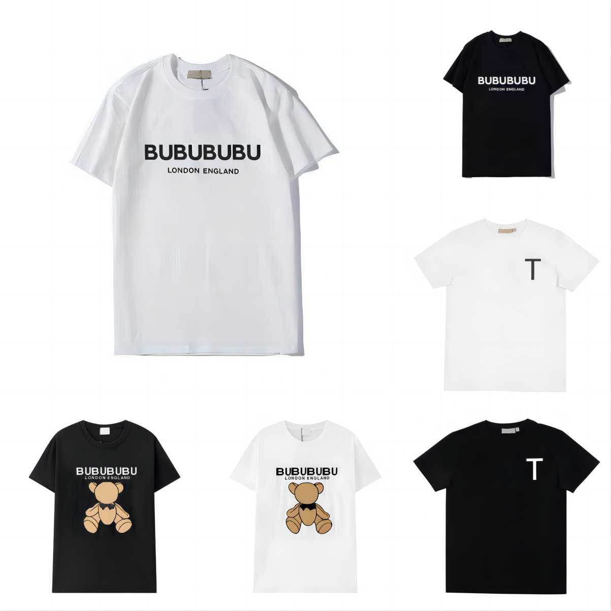 

Tees Burbrerys T Shirts Mens Women Designers T-shirts Tees Polos Tops Man S Casual Chest Letter Shirt Luxurys Clothing Street Shorts Sleeve Clothes Bur Tshirts hn, 22