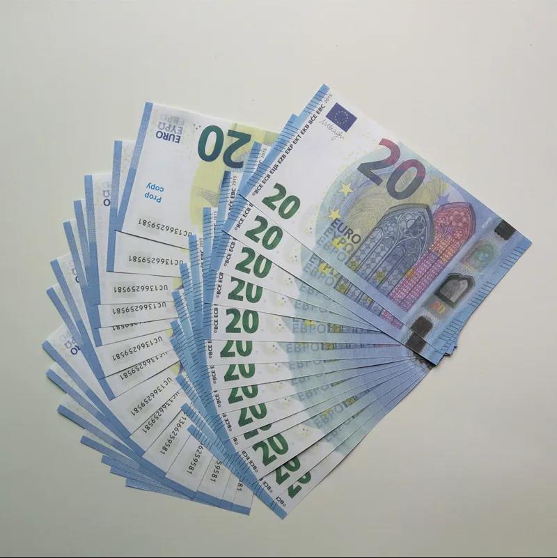 

Fake Money Banknote 10 20 50 100 200 500 Euros US Dollar Pound English Banknotes Realistic Toy Props Copy Movie Money Party Creative Decorations Gifts Funny Toys