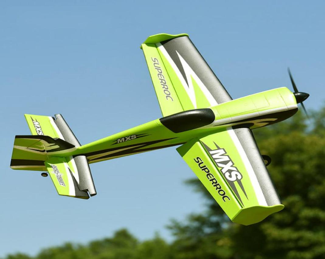 

FMS 1100MM 11M MXS V2 Green 4CH 3S Durable EPO Aerobatic 3D PNP RC Airplane Radio Control Hobby Model Plane Aircraft Sports Y20046469101, Black