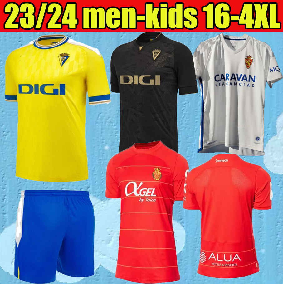 

Real Zaragoza 23 24 Cadiz soccer jerseys Mallorca Negredo LOZANO ALEX Bodiger Juan Cala CAMISETA A LIGA 2023 2024 SOBRIN RVAEZ ZAPATER football shirts men kids