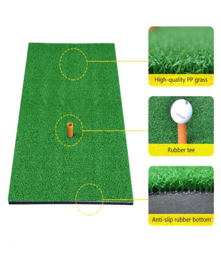 

Simulation Lawn Golf Mat Residential Indoor Practice Hitting Training Simulator Rubber Tee Holder Accessories Aids8198708