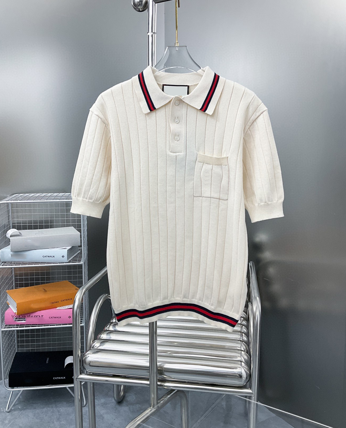 

Men's Plus Tees & Polos Round T-shirt plus size neck embroidered and printed polar style summer wear with street pure cotton n22d