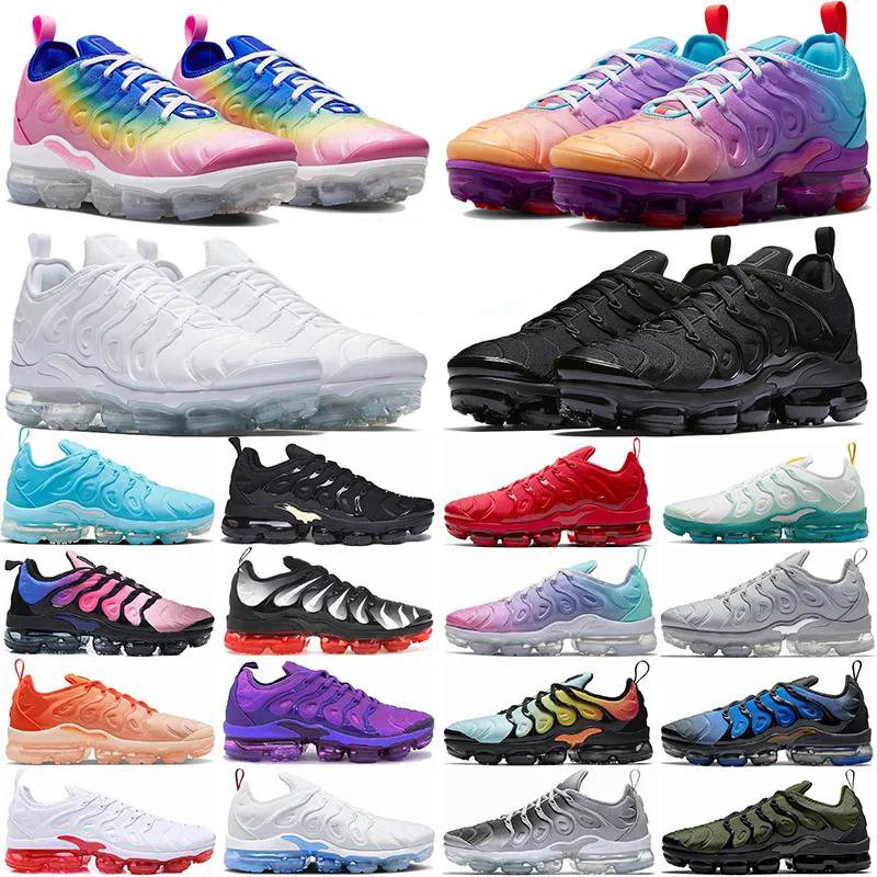 

Tn Plus Men Women Running Shoes Trainers Triple Black Orange Blue Atlanta White Pink Silver Wolf Outdoor maxs trainers sport sneakers tns 36-47, As shown 25