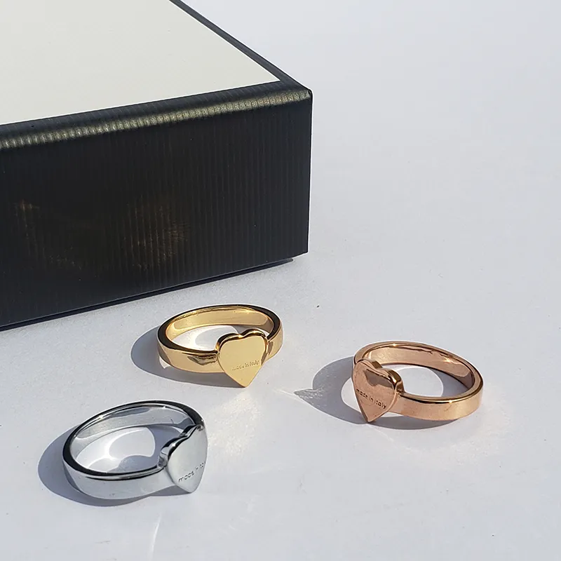 New High Quality Designer Design Titanium Band Rings Classic Jewelry Fashion Ladies Rings Holiday Gifts-image-955643803