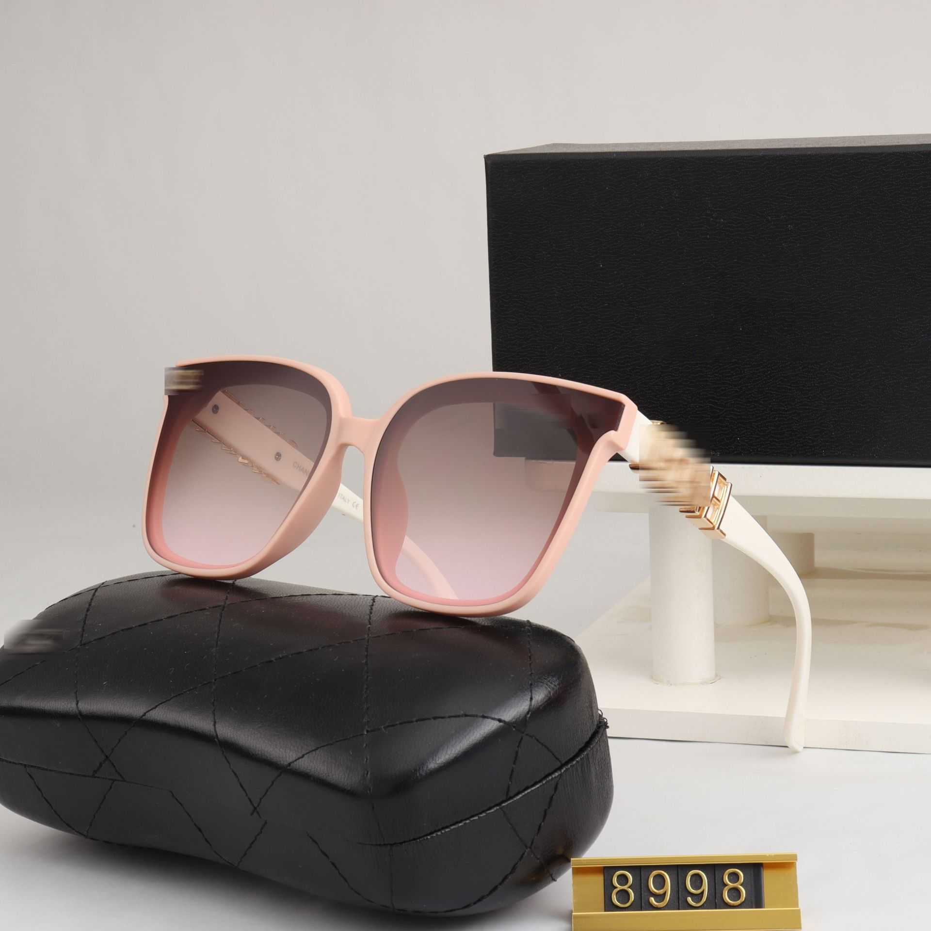 

Designer channel New Sunglasses Xiaoxiangjia Fashion Sunglasses Classic Frame Uv Resistant Sunglasses 8998