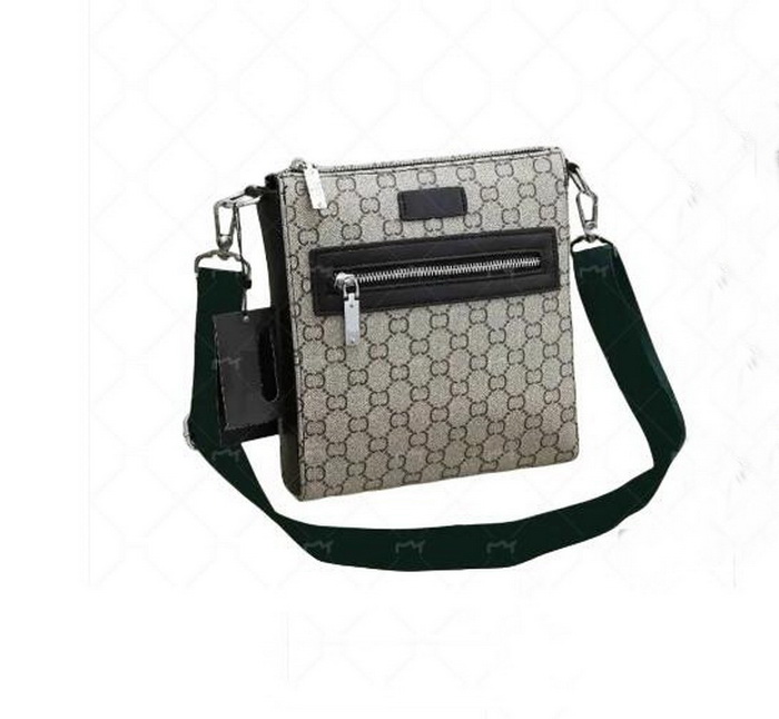 

New Men Crossbody Shoulder Bag styles Various sizes handbag luxurys designers bags pochette Multiple pockets fashion Messenger bag hi gh quality 21 cm kaqi, Black