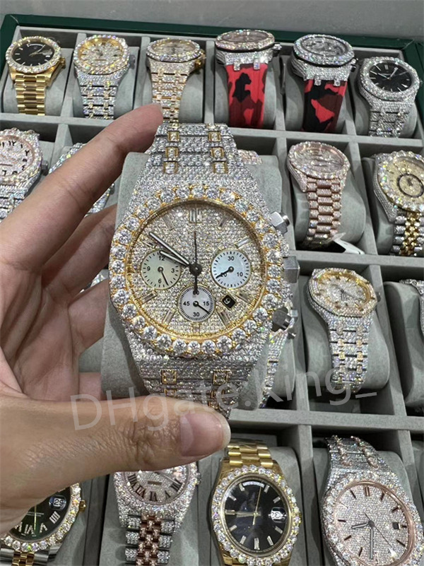 

luxury mens designer watch for men movement watches moissanite watch Mens Watch diamond iced out watch montre homme automatic Montre de luxe l161, Screwdriver [one]