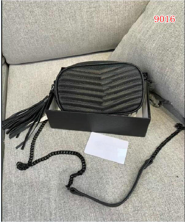 

Women Hobo Shoulder Bag Designer Totes Handbags Fashion Bags Adjustable Strap Woman Handbag Leather cross body 9021#FTY, Black/black chain