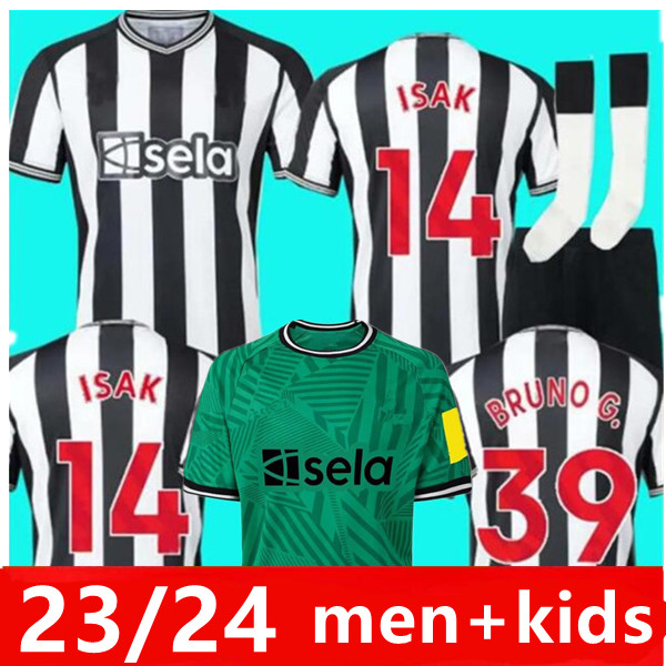 

16-2XL BRUNO G. 2023 2024 Soccer Jerseys WILSON ISAK NUFC home JOELINTON TRIPPIER 23 24 Football Shirt MAXIMIN top Men Kids sets ALMIRON WILSON Fans, Black