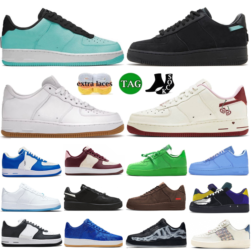 

1 One Low designer Running Shoes Men Women triple black white Gum Goost Grey Light Green Team Royal Baroque Brown University Blue Trainers mens Sneakers