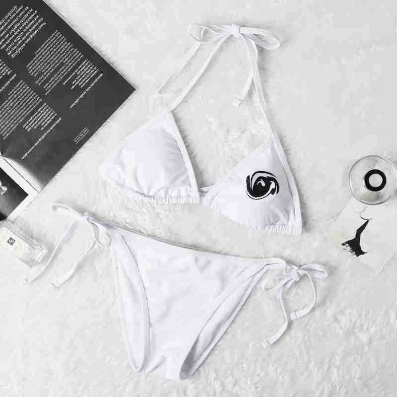 Designer summer fashion high-end brand A CH high quality women&#039;s swimwear Female Letter Printing Fashion Sexy Bikini Triangle Bag Sun beach-image-881922139