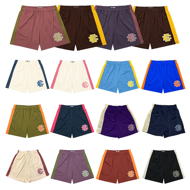

EE Basic Mens Shorts Eric Emanuel Fitness Sweatpants Summer Gyms Workout Breathable Beach, 010