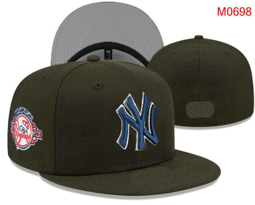 2023 Men's Baseball Fitted Hats Sox LA AS NY Classic Red Black Color Hip Hop NEW YORK Sport Full Closed Design Caps Chapeau 05 Stitch Heart &qu