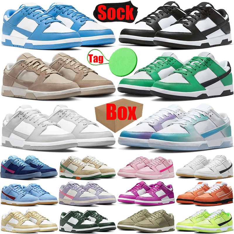 

With Box Panda running shoes for mens womens UNC University Blue GAI Black White Grey Fog Varsity Green Orange Lobster Sanddrift men trainers sports sneakers runners, #2 coast 36-48