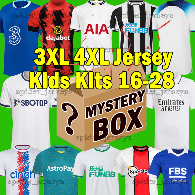 

XXXL 4XL MYSTERY BOXES soccer jerseys 20 21 22 23 National Clubs teams Any jersey blind box Gift Thai Quality football shirt hand-picked at random Men kids kits Uniforms, 22-23 jersey