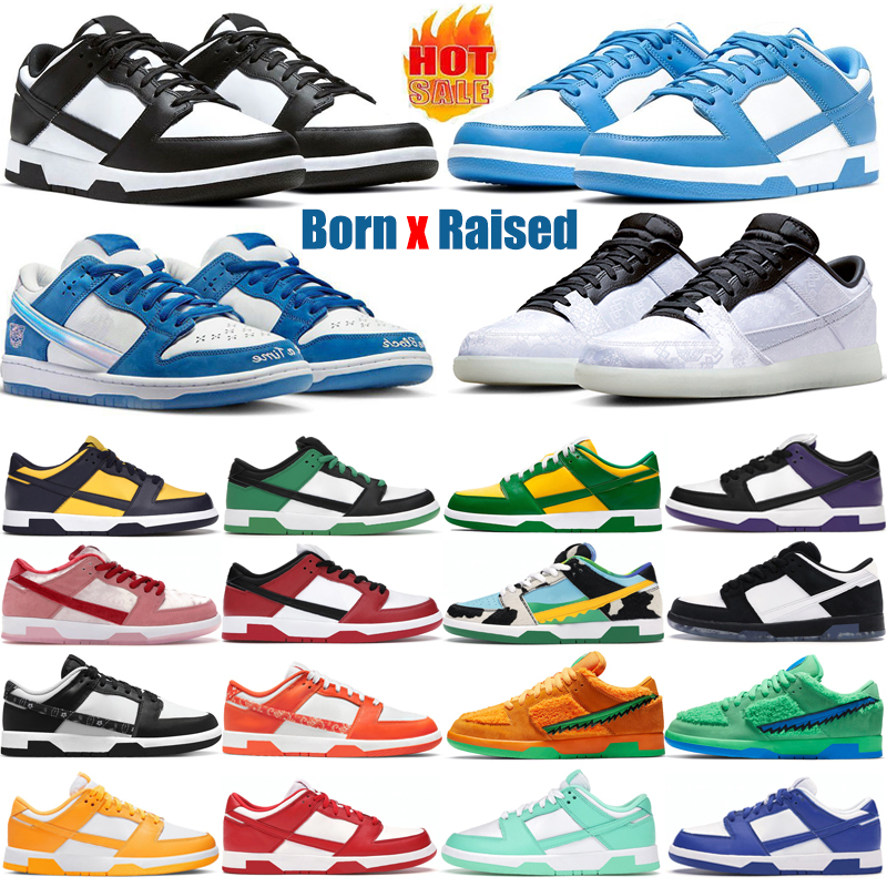 

Born x Raised 2023 hotsale designer running shoes mens low flat 20th Anniversary Active Fuchsia sneakers casual Panda men women UNC Triple Pink Kentucky GAI Size 36-47, #20 purple lobster 36-45