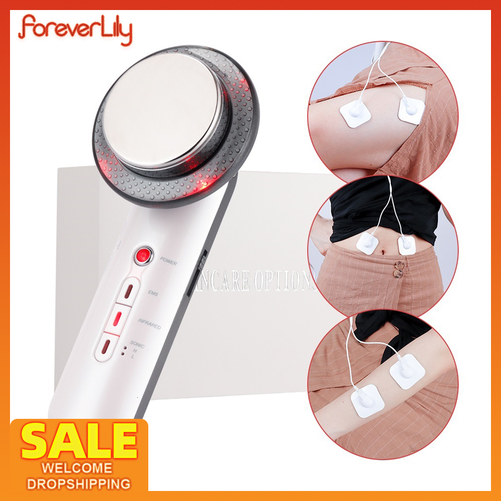 Face Care Devices Ultrasound Cavitation EMS Body Slimming Massager Lipo Fat Machine Galvanic Infrared Ultrasonic Weight Loss Lifting 230701-image-881639207