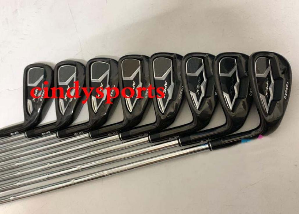 

DHL Black APEX Golf Irons 10 Kind Shaft Available Real Pos Contact 5671427