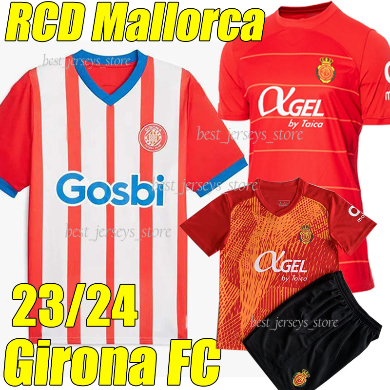 

23/24 Girona fc soccer jerseys 2023 2024 RCD Mallorca ABDON BABA SANCHEZ 8 ALES B. 9 DARIO 10 SAMU SAIZ 14 ALEIX GARCIA 19 N.BUTSTOS 24 BORJA men kids kit football shirts, Malueka 23-24 special