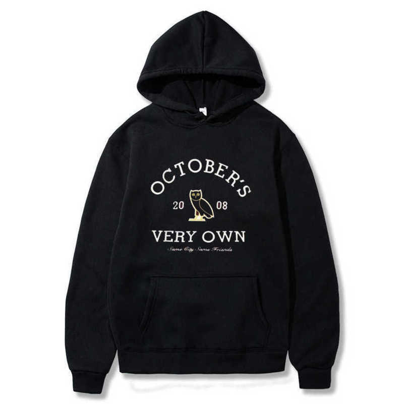

Men' Hoodies DTT1 Women Autumn Ovo Long Sleeve Patchwork Hoodie Sweatshirts Fleece Streetwear Harajuku Hip Hop Sudaderas Hombre X280i 1 2D31, Black