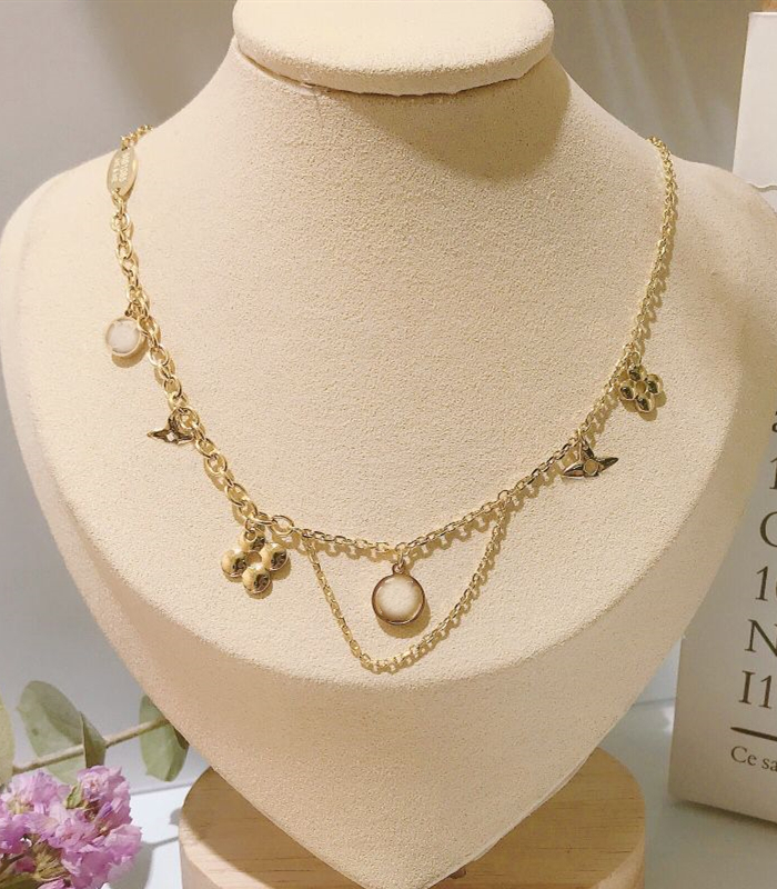 

heart gold necklace fashion love Designer Bracelets for Women flower Wristband Cuff Chain Letter Jewelry mens Crystal 18K Gold Plated Stainless steel Wedding gifts