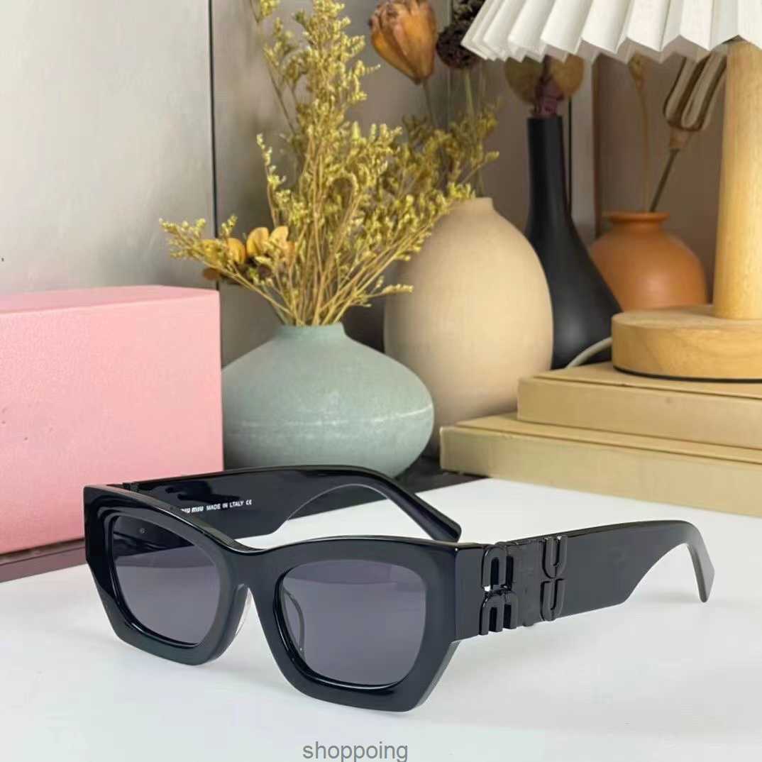 

Miu Sunglasses Oval Lenses Cat Eyes Leopard Personalized Sunglasses Vintage Plate Uv400 Beauty Glassesf1nr