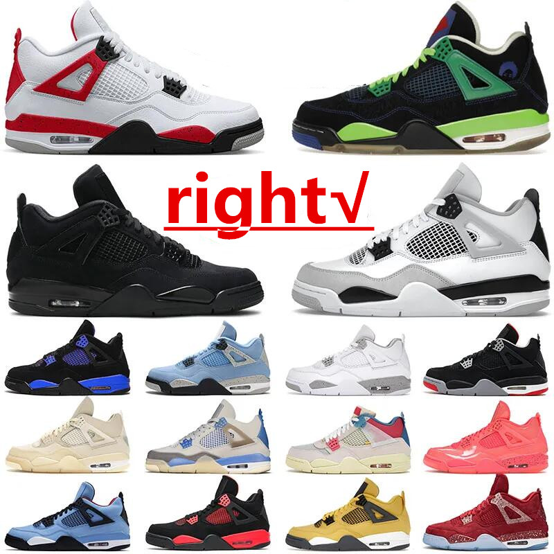 

Top Quality Og Jump University Blue Jumpman 4s Mens Basketball Shoes Men Women White Oreo Metallic Purple Black Cat Bred Shimmer Cactus Jack Sneakers Designer shoe, #11
