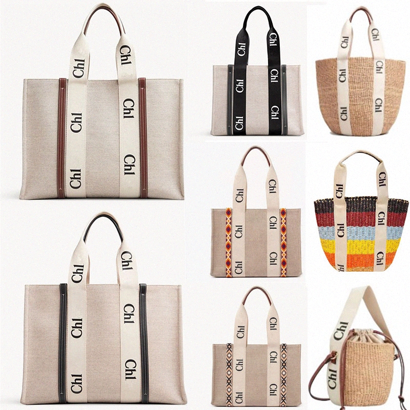 

23 WOODY tote bag Women Handbags Canvas Shopping Bag Nylon Fashion Linen Large Beach bags Luxury Designer Travel Crossbody Shoulder bag Wallet Purses