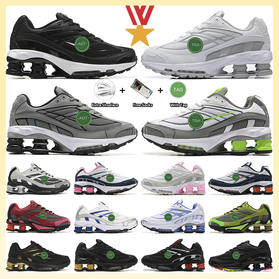 

Shox TL Ride 2 Shoe Triple Black Olive Green Red White Pink Gold Blue Running Shoes Trainer Sport Sneaker Outdoor Shoe for Men and Women, Item#1