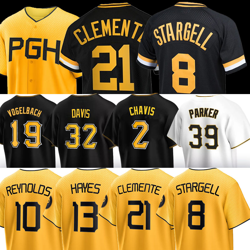 

Pittsburgh Roberto Clemente Pirates City Baseball Jerseys Henry Davis Ke'Bryan Hayes Willie Stargell Bryan Reynolds David Bednar Oneil Cruz David Bednar, Men(h d)