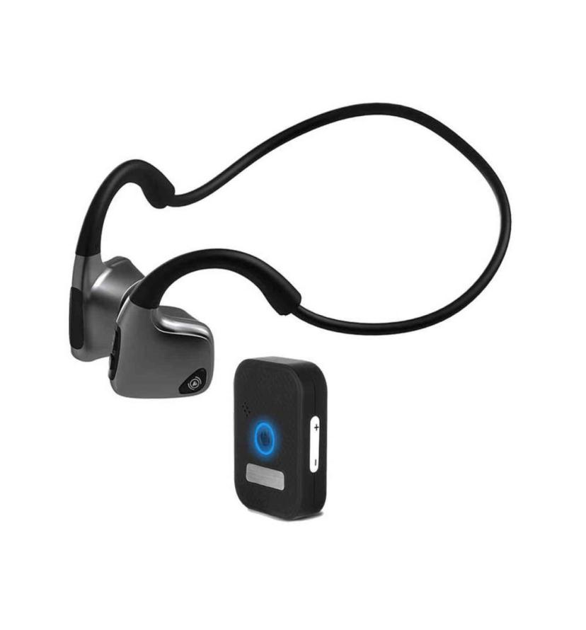 

Bone Conduction Hearing Aid Earphone Headphone Wireless Tv Headset with Sound Transmitter Amplifier for Senior Adult6212460, Gold