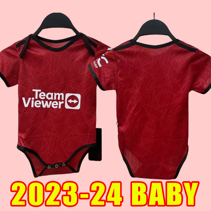 

BABY 23 24 SANCHO soccer jerseys B.FERNANDES MAN RASHFORD football shirt 2023 2024 MARTINEZ FRED MALACIA ERIKSEN MANCHESTER Shaw uTd INFANTS KIDS, Home