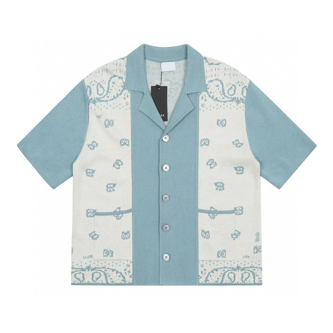 

Men's Plus Tees & Polos Round neck embroidered and printed polar style summer wear with street pure cotton 21nh