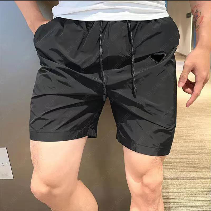 

Mens Short Designer Classic Triangular Print Sweatpants Women Summer Casual Loose Swim Shorts Breathable Sportpants Size 3XL 4XL, Gray