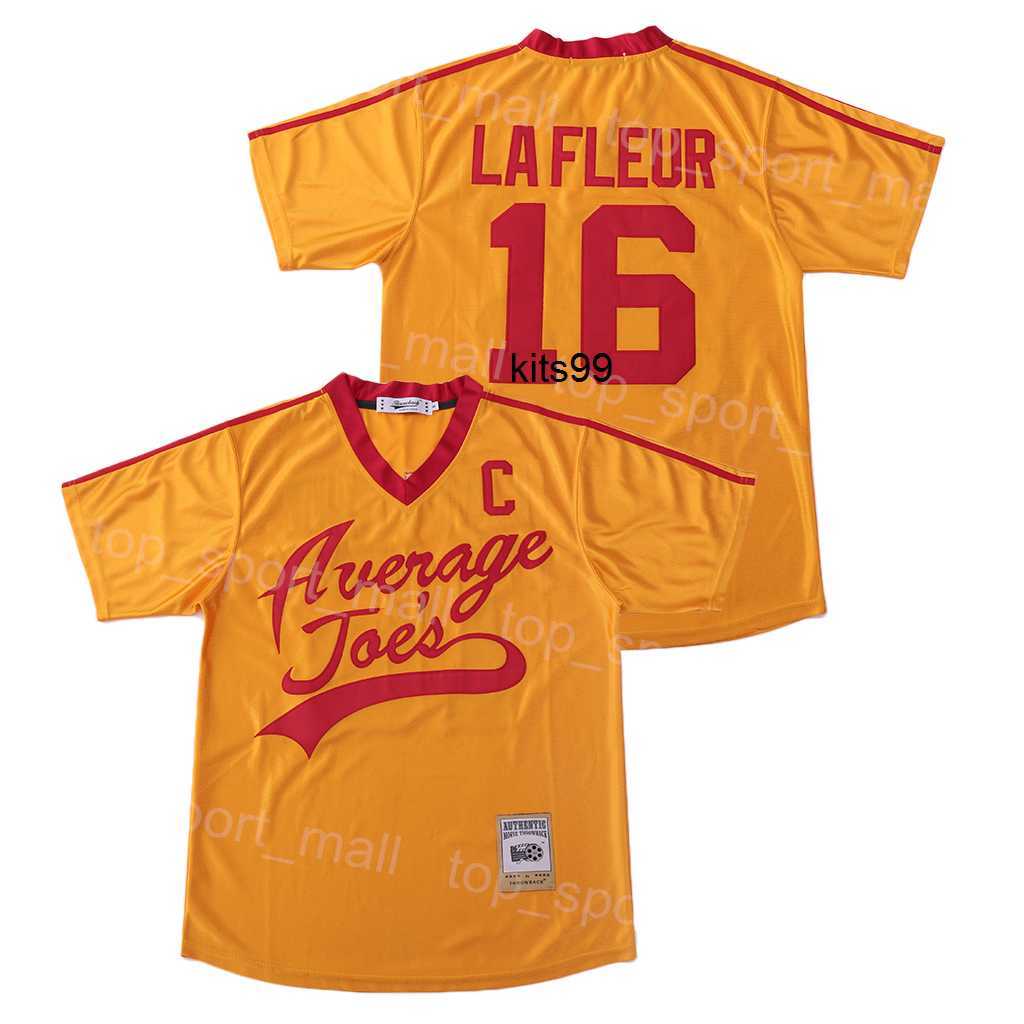 

Movie Football 16 Pete LaFleur Jersey Vince Vaughn Average Joes Dodgeball College Team Color Yellow Breathable All Stitched Pullover For Sport Fans Breathable, Black 1