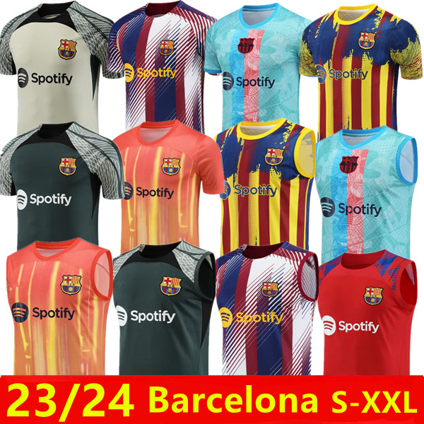 

2023 2024 Barcelona soccer shirts Jerseys ANSU FATI training wear football LEWANDOWSKI TRACKSUIT Barcelona SET FERRAN ADAMA AUBA PEDRI GAVI man Tank Top 88