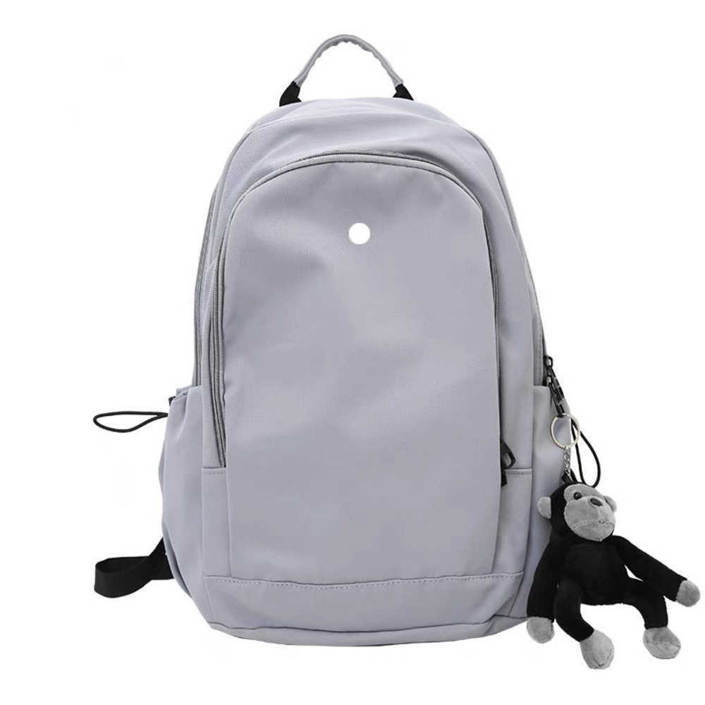 

Lu Women Yoga Outdoor Bags Backpack Casual Gym Teenager Student Schoolbag Knapsack 4 Colorso4lo, Blue