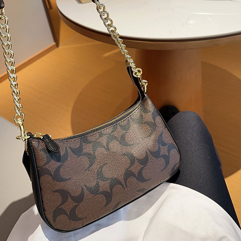 

Hobo Crossbody Bag Underarm Mahjong Bags Handbags Purse Women Shoulder Bags Genuine Leather Zipper Closure Golden Hardware Lady Wallets