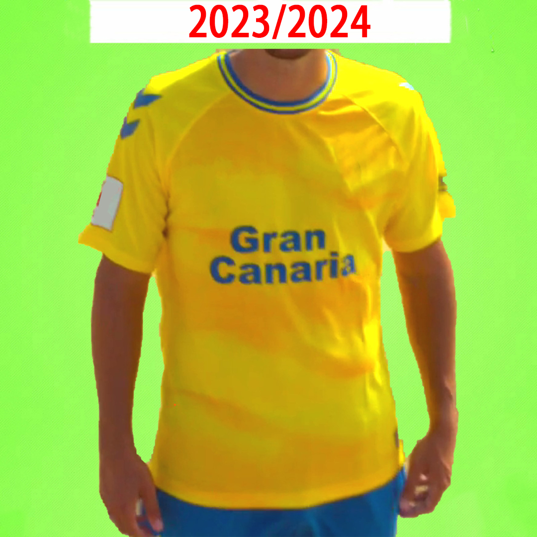 

2023 2024 UD Las Palmas Soccer Jerseys JONATHAN VIERA Maillots de foot ROBER A. Lemos Araujo RODRYGO ONTIVEROS CASTRO MALAGUISTA football shirt 23 24 uniform, 125th fans version