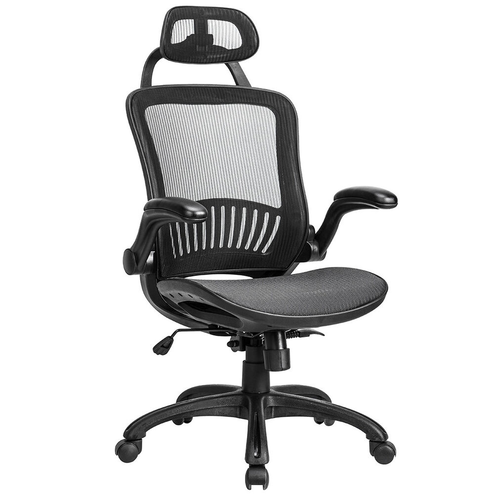

Ergonomic Office Chair High Back Swivel Mesh Chair Computer Desk Task 9061