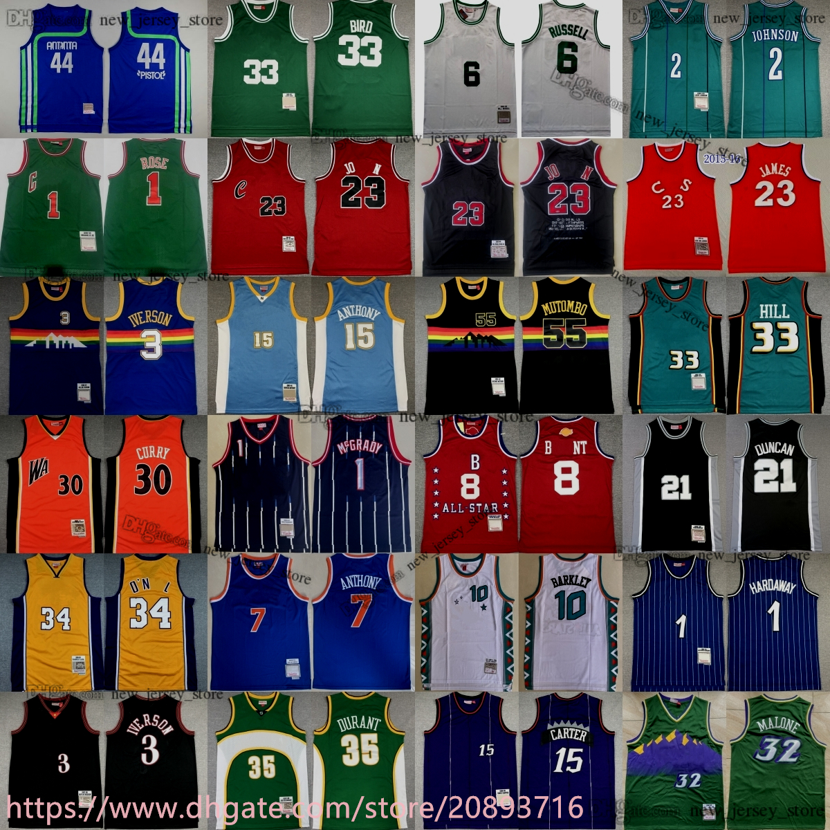 

Mitchell and Ness 1997-98 Basketball Dennis Rodman Jersey Classic Retro Kevin Garnett Durant Allen Iverson Vince Carter Karl Malone Charles Barkley Hardaway Eminem, Stitched mitchellness