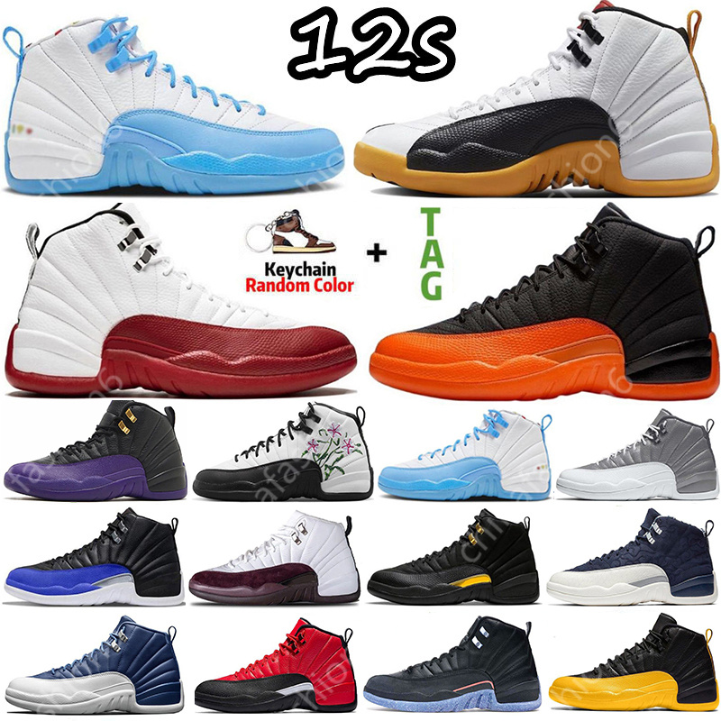 

12 12s mens Basketball Shoes Brilliant Orange Cherry Eastside Golf Floral Ma Maniere Black Stealth University Blue Taxi Flu Game Utility Royalty sports sneakers